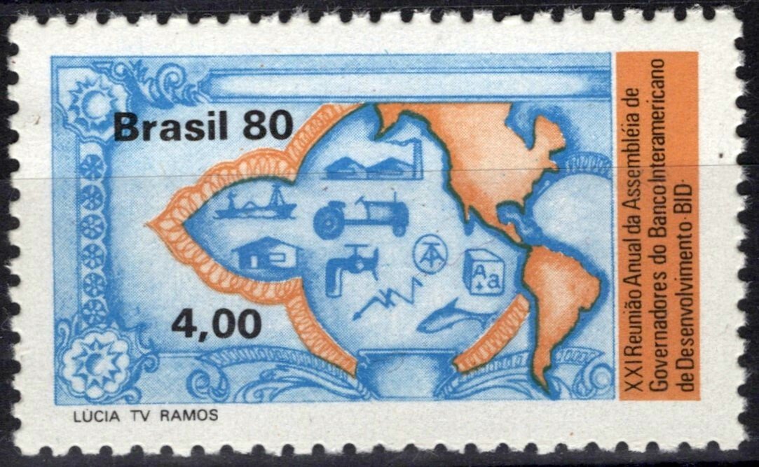 Brazil 1685 MNH Maps Industry ZAYIX 062723S168