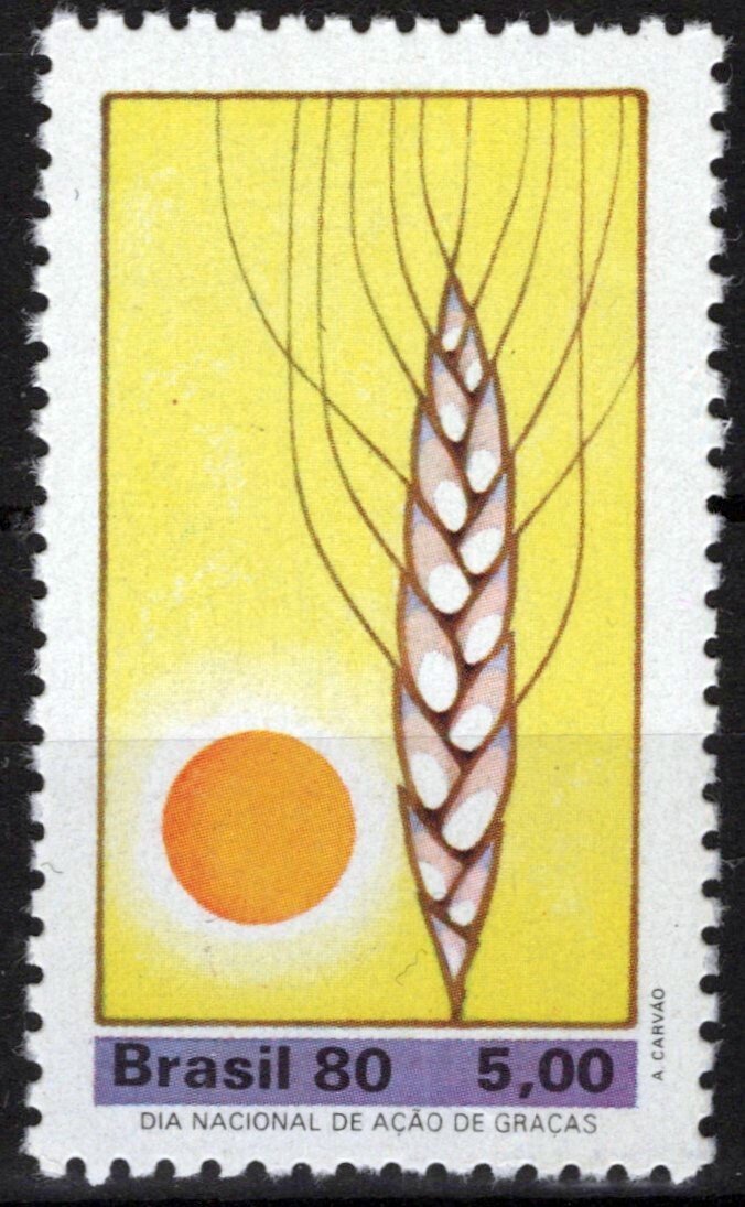 Brazil 1724 MNH Thanksgiving Plants Wheat ZAYIX 062723S172M