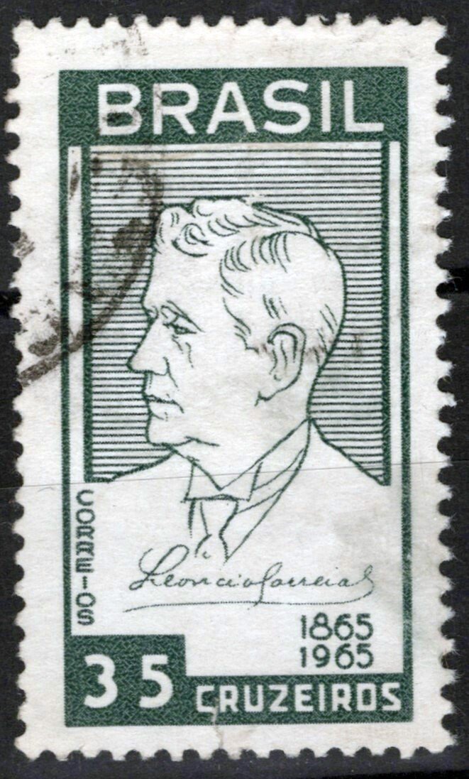 Brazil 1008 Used Leoncio Correias Poet ZAYIX 071423S02M