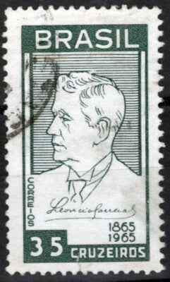 Brazil 1008 Used Leoncio Correias Poet ZAYIX 071423S02M