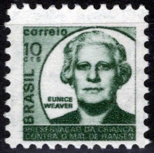 Brazil RA16 MNH Postal Tax Eunice Weaver Leprosy Charities ZAYIX 071423S11M