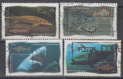 Canada 1641-1644 Used 1997 Marine Life - Saltwater Fish ZAYIX 060222S147