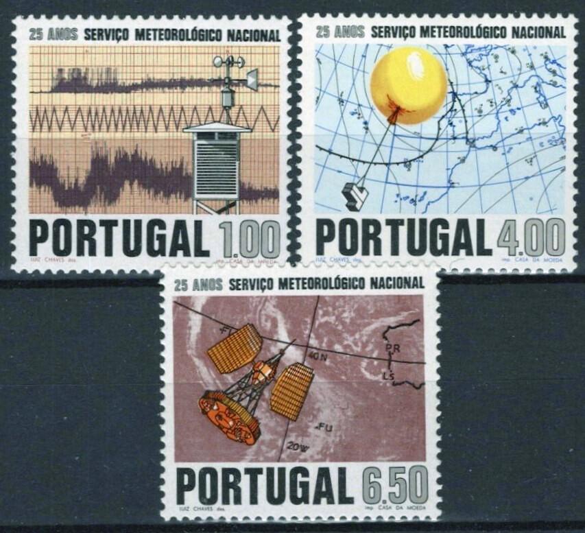 Portugal 1113-1115 MNH Meteorology Weather Balloon ZAYIX 031023S112M