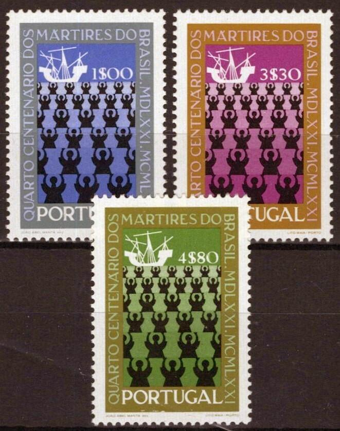 Portugal 1116-1118 MNH Ships Missionaries Religion ZAYIX 031023S117M