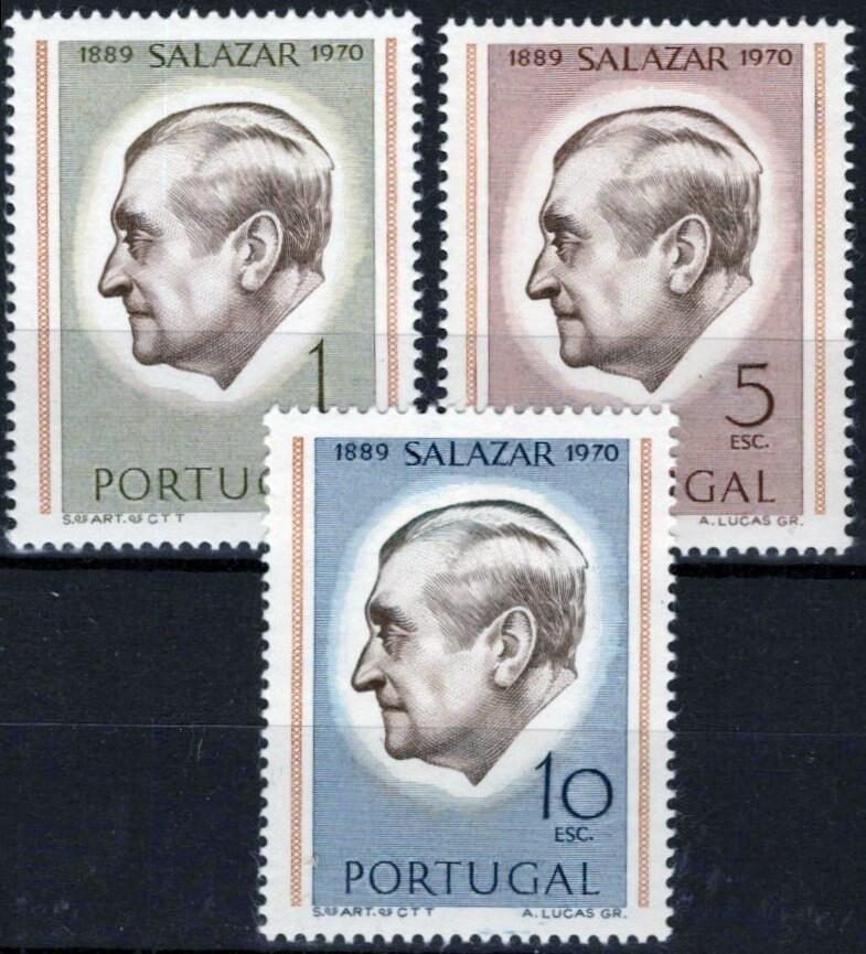 Portugal 1103-1105 MNH Pres. Antonio Salazar Politician ZAYIX 031023S115M