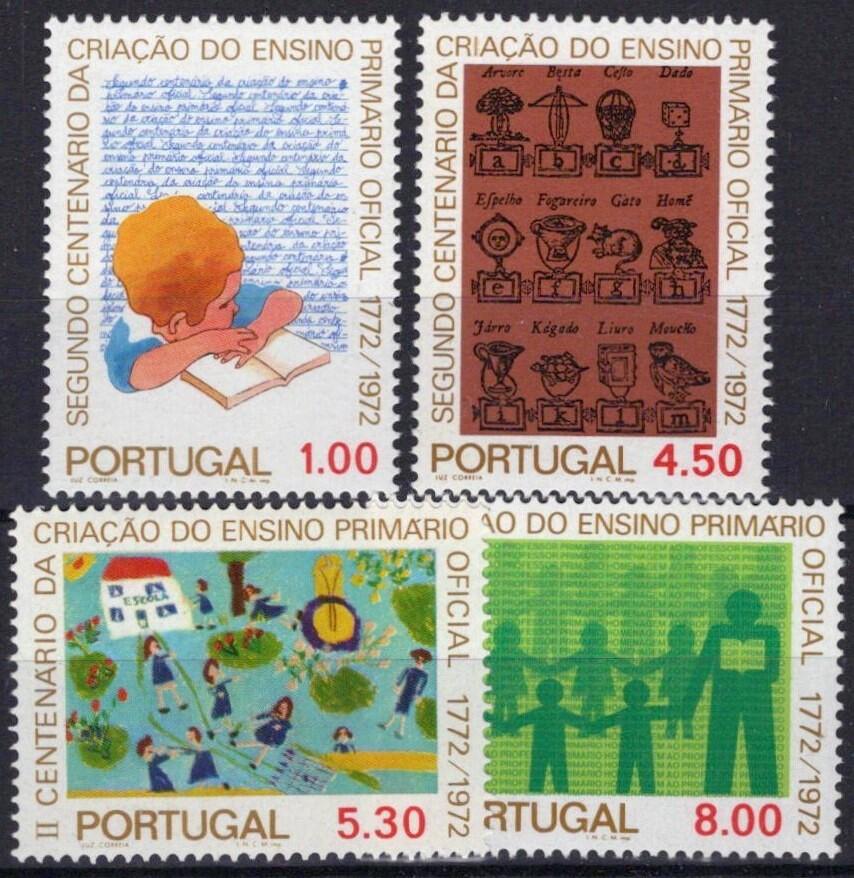 Portugal 1183-1186 MNH Education Literature Children ZAYIX 031023S111M