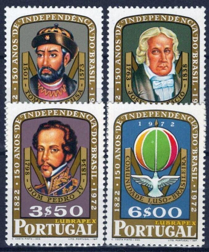 Portugal 1156-1157 MNH Tome de Sousa Brazilian Independence ZAYIX 031023S132M