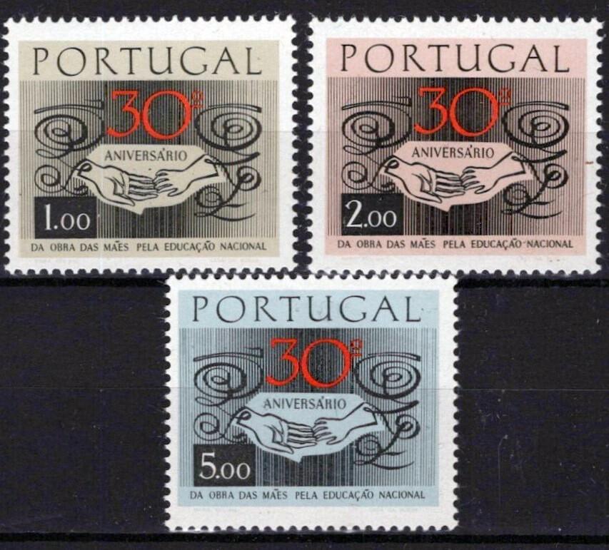 Portugal 1022-1024 MNH Natl. Education Mother Children's Hands ZAYIX 031023S121