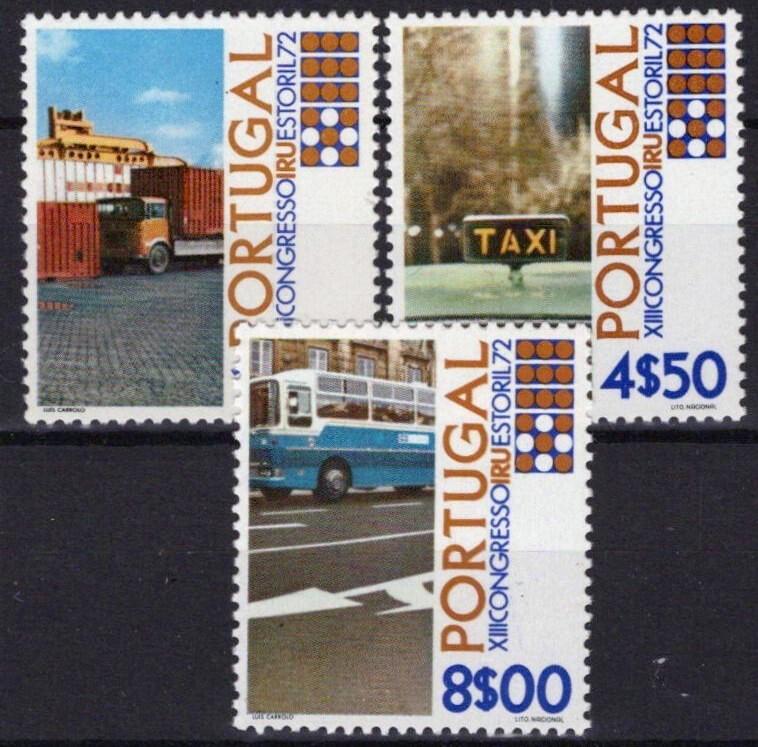 Portugal 1144-1146 MNH Transportation Trucks Autobus Taxi ZAYIX 031023S138M