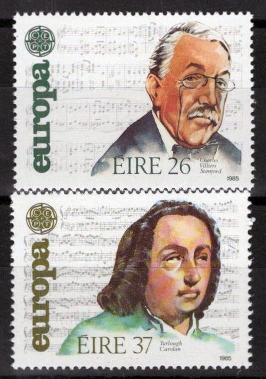 Ireland 616-617 MNH Europa Cept Turlough O'Carolan Composer ZAYIX 101822S125