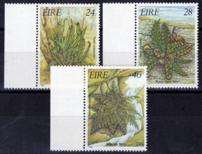 Ireland 655-657 MNH Ferns Plants Nature ZAYIX 101822S136