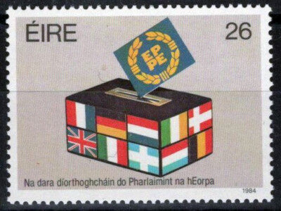 Ireland 591 MNH European Parliament Election Flags ZAYIX 101822S114