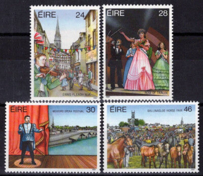 Ireland 695-698 MNH Festivals Opera Ballinasloe Horse Fair ZAYIX 101822S150