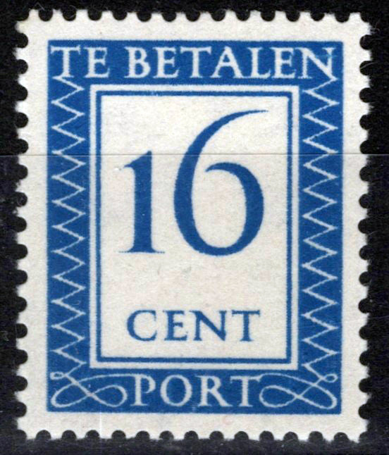Netherlands J92 MNH Postage Due Numerals Zayix Stamps 0225S0376