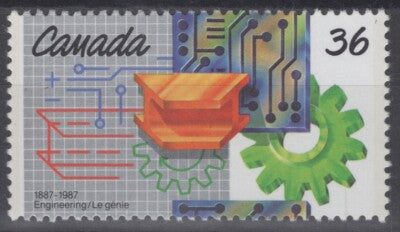 Canada 1134 MNH 1987 Engineering Institute Education ZAYIX 060422S24