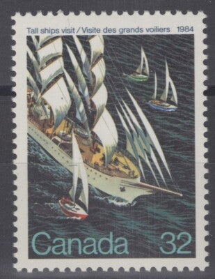 Canada 1012 MNH 1984 Voyage of Tall Ships - Transportation ZAYIX 060422S11M
