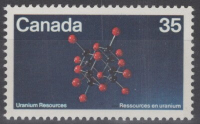 Canada 865 MNH 1980 Uranium - Mining - Nuclear ZAYIX 060422S48M