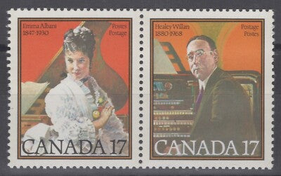 Canada 861a MNH 1980 Musicians Albini - Willan - Music pair ZAYIX 060422S52M