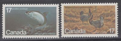 Canada 853-854 MNH 1980 Endangered Wildlife - Fish - Birds ZAYIX 060422S46M