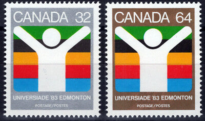 Canada 9981-982 MNH 1983 World University Games - Sports ZAYIX 060422S71