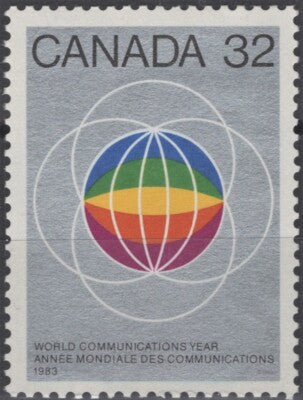Canada 976 MNH 1983 World Communications Year ZAYIX 060422S69
