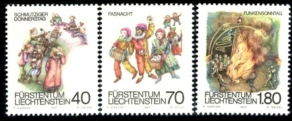 Liechtenstein 756-7558 MNH Cultures Ethnicities Religious Custom ZAYIX 031622S10