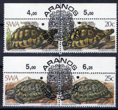 ZAYIX South West Africa SWA 487-490 CTO Tortoise Reptiles 092022S87
