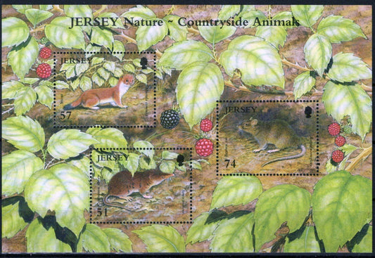 ZAYIX Jersey 1258 MNH Mammals Animals Rats Shrew 092023SM62M