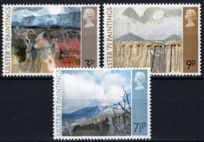 Great Britain 648-650 MNH Paintings Ireland Landscapes ZAYIX 021023S59