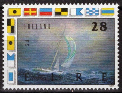 Ireland 754 MNH World Yacht Race Sailing Ship Flags ZAYIX 101922S120