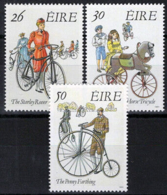 Ireland 824-826 MNH Irish Cycles Bicycles Transportation ZAYIX 101922S131