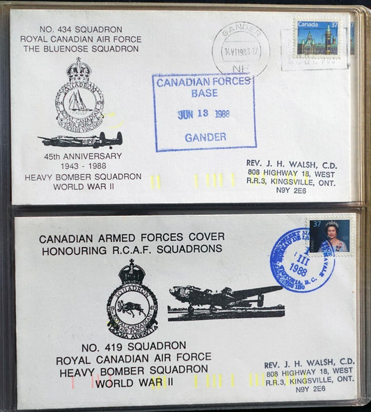 34 Military Theme Canada Covers VIDEO, WWII Anniversaries Collection MIL09 ZAYIX 050623MIL09