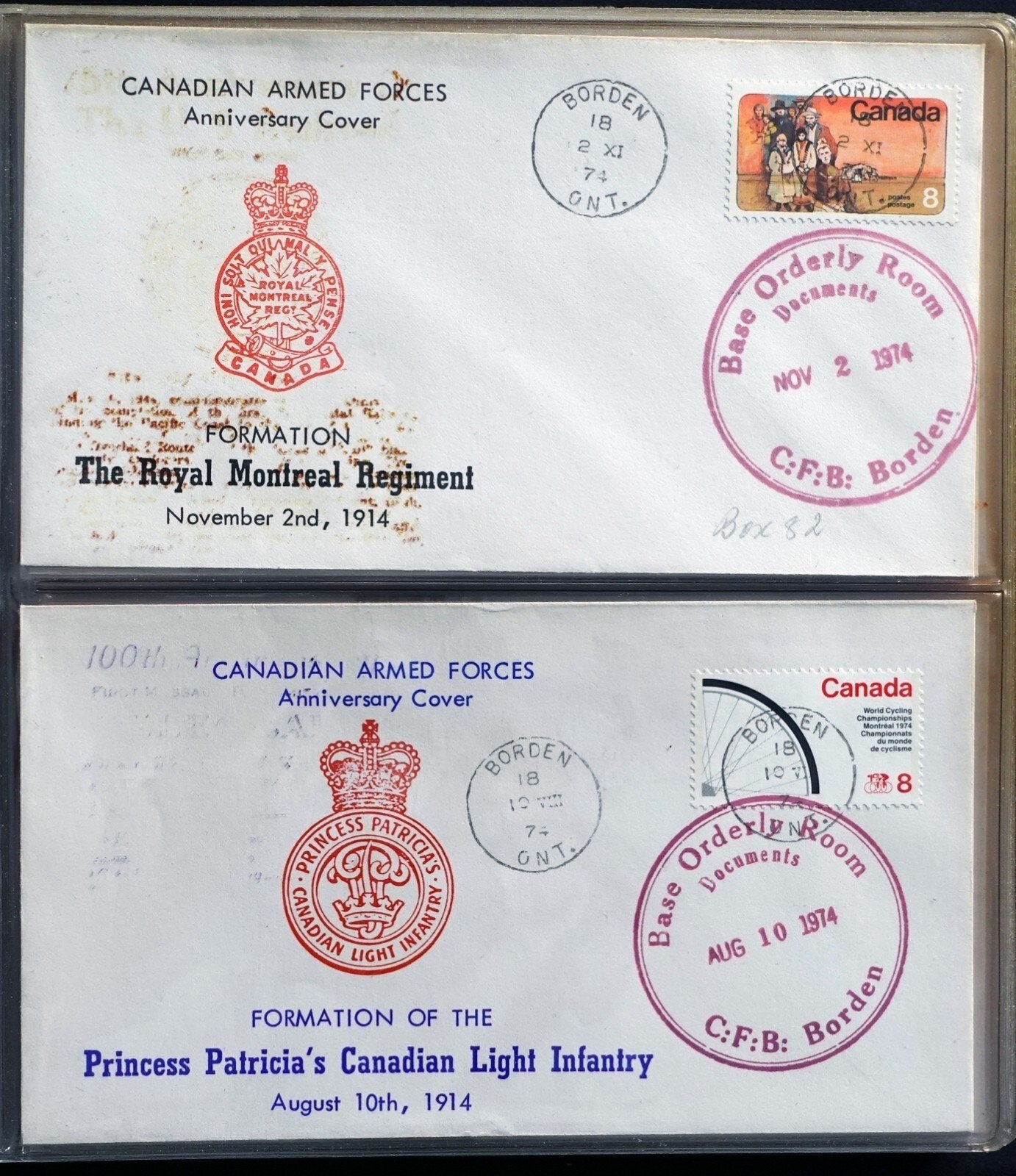 34 Military Theme Canada Covers VIDEO, WWII Anniversaries Collection MIL09 ZAYIX 050623MIL09