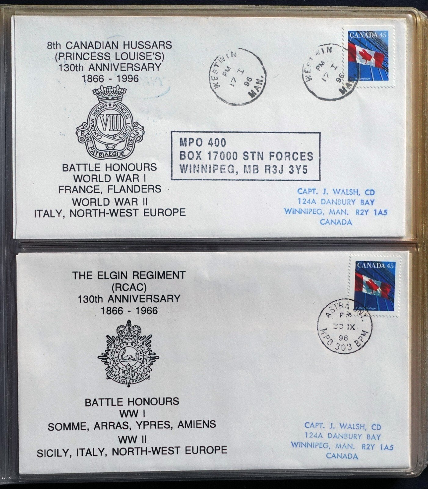34 Military Theme Canada Covers VIDEO, WWII Anniversaries Collection MIL09 ZAYIX 050623MIL09