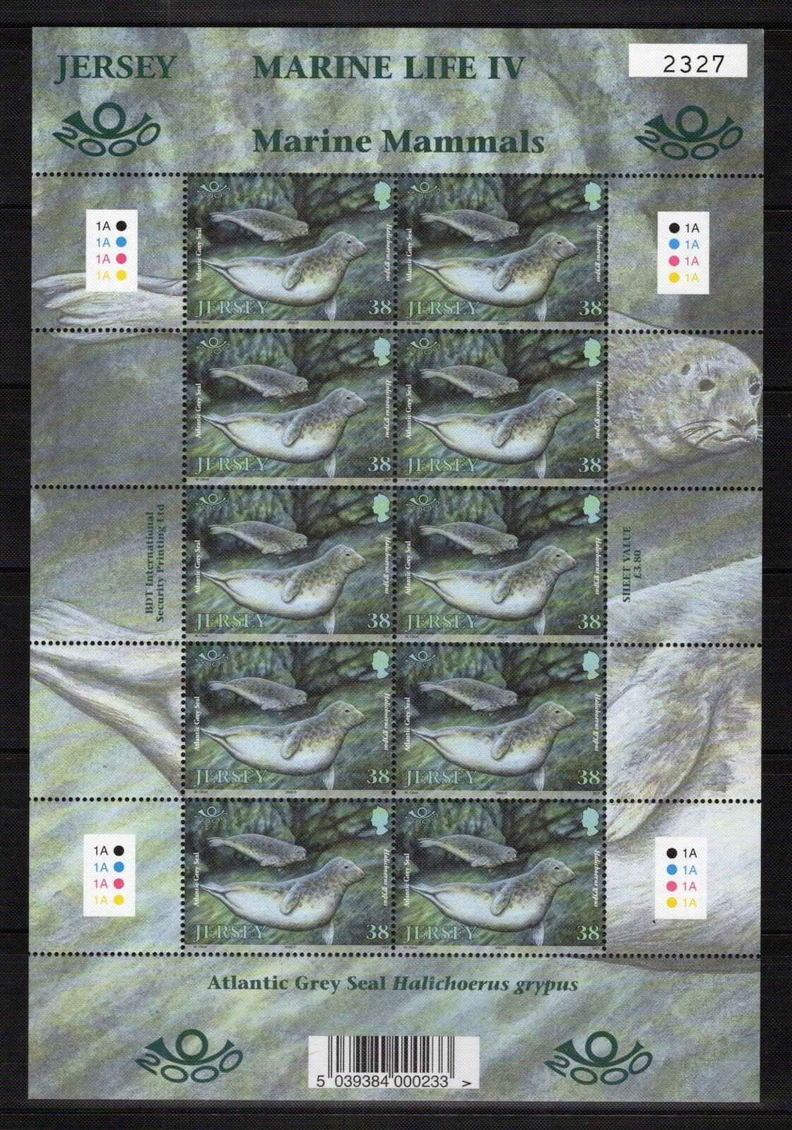 Jersey 951-956 MNH Marine Life Mammals Dolphins Seals ZAYIX 0324L0099M