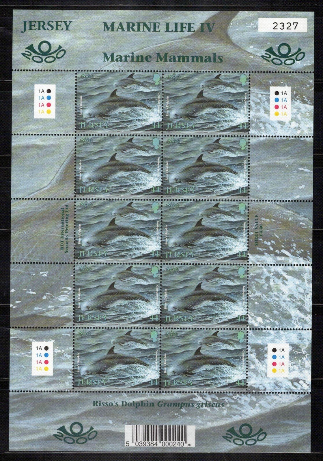 Jersey 951-956 MNH Marine Life Mammals Dolphins Seals ZAYIX 0324L0099M