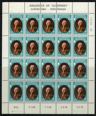 Great Britain Guernsey 207-208 MNH Europa CEPT sheets ZAYIX 072422SL15