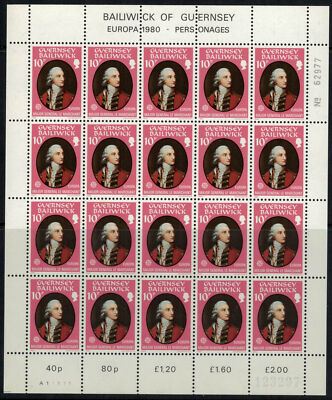 Great Britain Guernsey 207-208 MNH Europa CEPT sheets ZAYIX 072422SL15