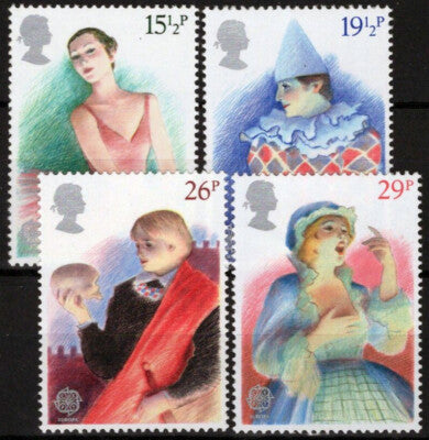 Great Britain 987-990 MNH Performing Arts Entertainment Music ZAYIX 021423S04M