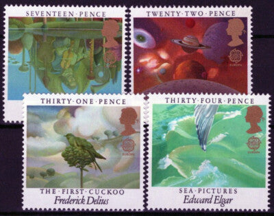 Great Britain 1103-1106 MNH British Composers Music Edward Elgar ZAYIX 021423S28