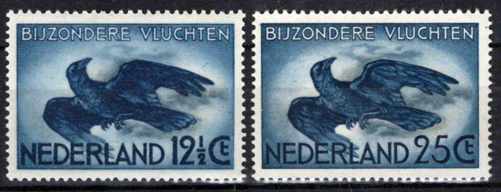 Netherlands C11-C12 MNH Air Post Birds Crows Zayix Stamps 0225S0361M