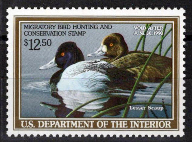 US RW56 MNH VF $12.50 Lesser Scaup Duck Revenue Zayix Stamps 0225MAR0074