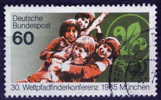 Germany 1446 Used 1985 World Scouting Conference ZAYIX 113022S115M