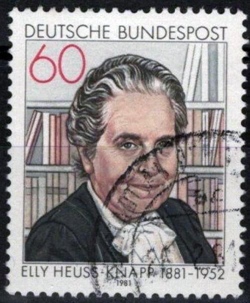 Germany 1341 Used 1981 Elly Haus-Knapp Politician Reformer ZAYIX 113022S116M