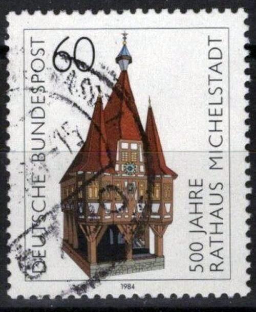 Germany 1412 used 1984 Michelstadt Town Hall Anniversary ZAYIX 113022S132M