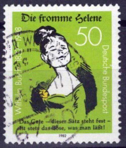 ZAYIX - 1982 Germany 1371 Used "Die Fromme Helena" Cartoons Poetry 113022S134M