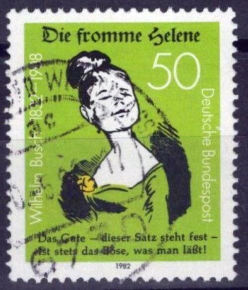 Germany 1371 Used 1982 "Die Fromme Helena" Cartoons Poetry ZAYIX 113022S134M