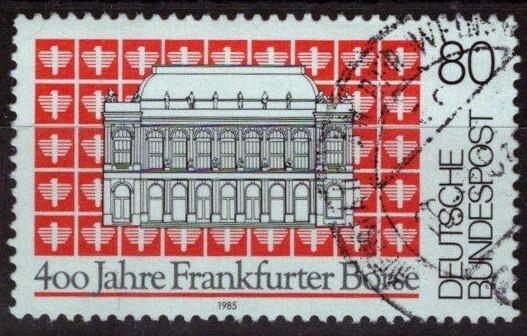 Germany 1447 Used 1985 Frankfurt Stock Exchange Economics ZAYIX 113022S124M