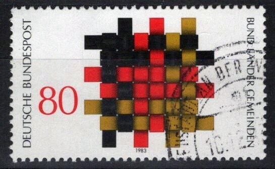 Germany 1408 Used 1983 Territorial Authorities ZAYIX 113022S150M