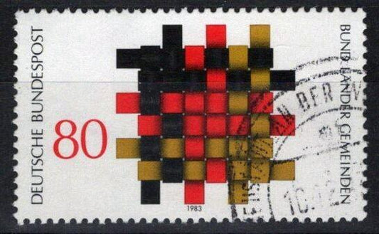 Germany 1408 Used 1983 Territorial Authorities ZAYIX 113022S150M